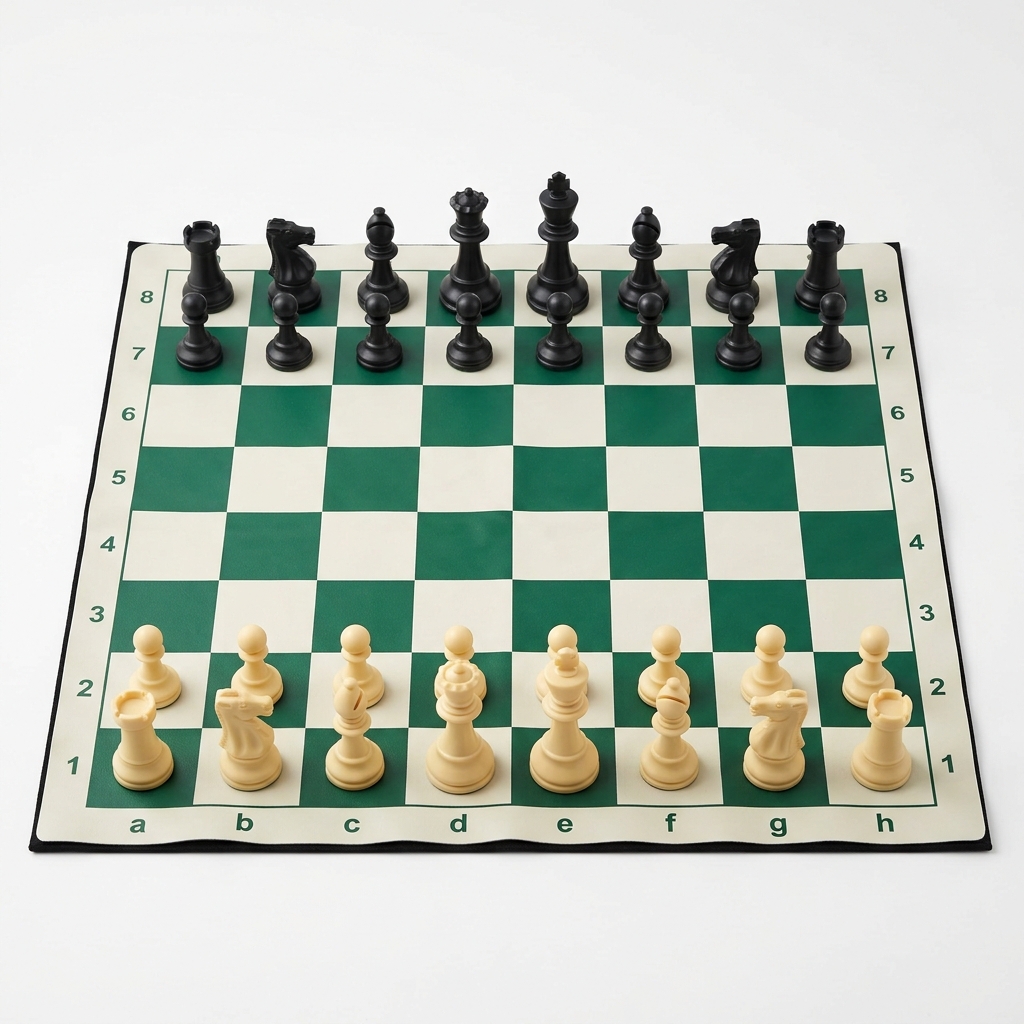 Standard Vinyl Tournament Chess Board Set